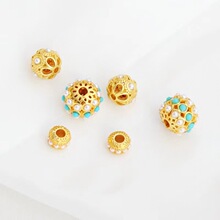 18K��������ɫ�ؐ���U��ͨ�׸������diy��������ɢ����