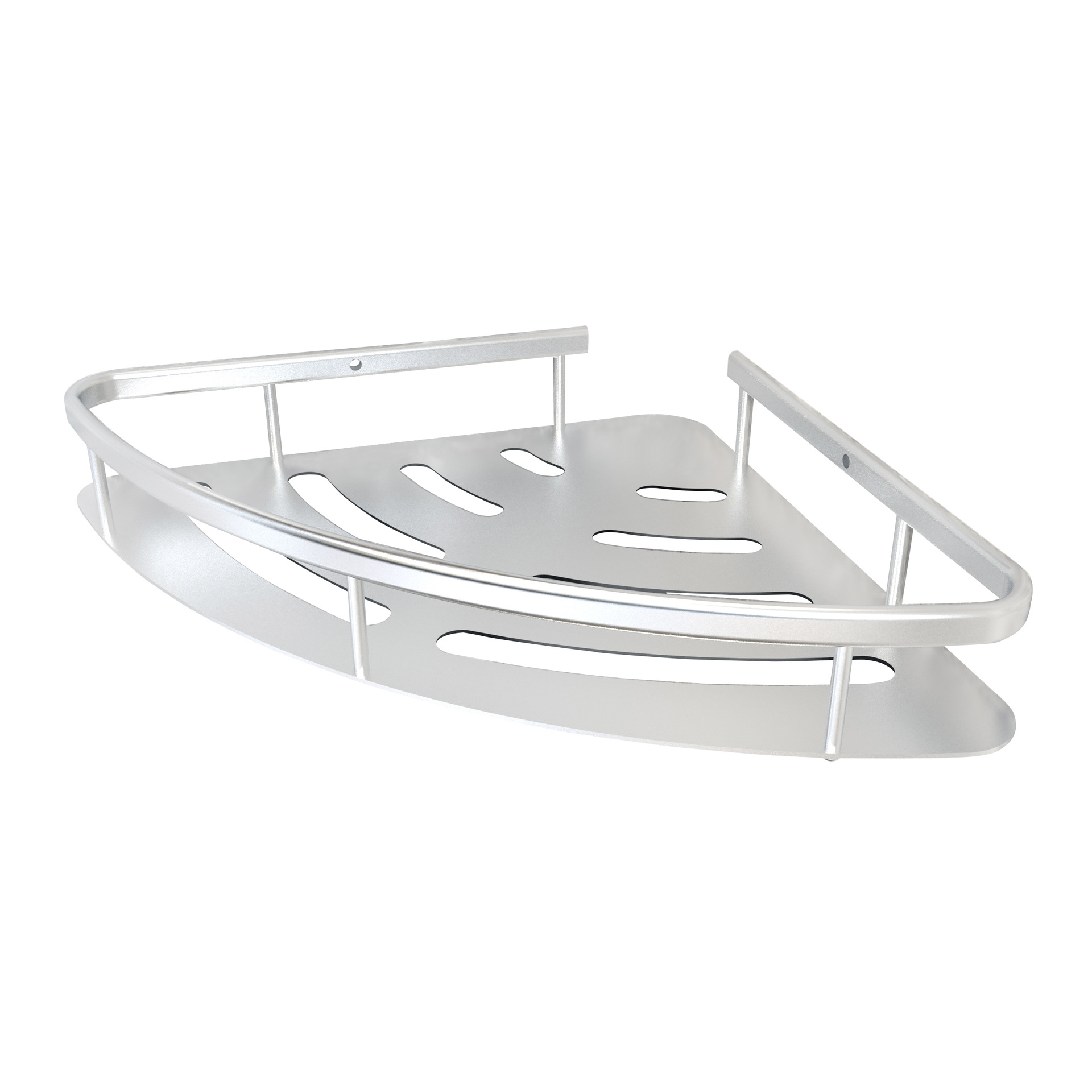 Baño sin perforaciones rack de almacenamiento dormitorio espacio aluminio plata esquina baño balcón cocina multiusos trípode