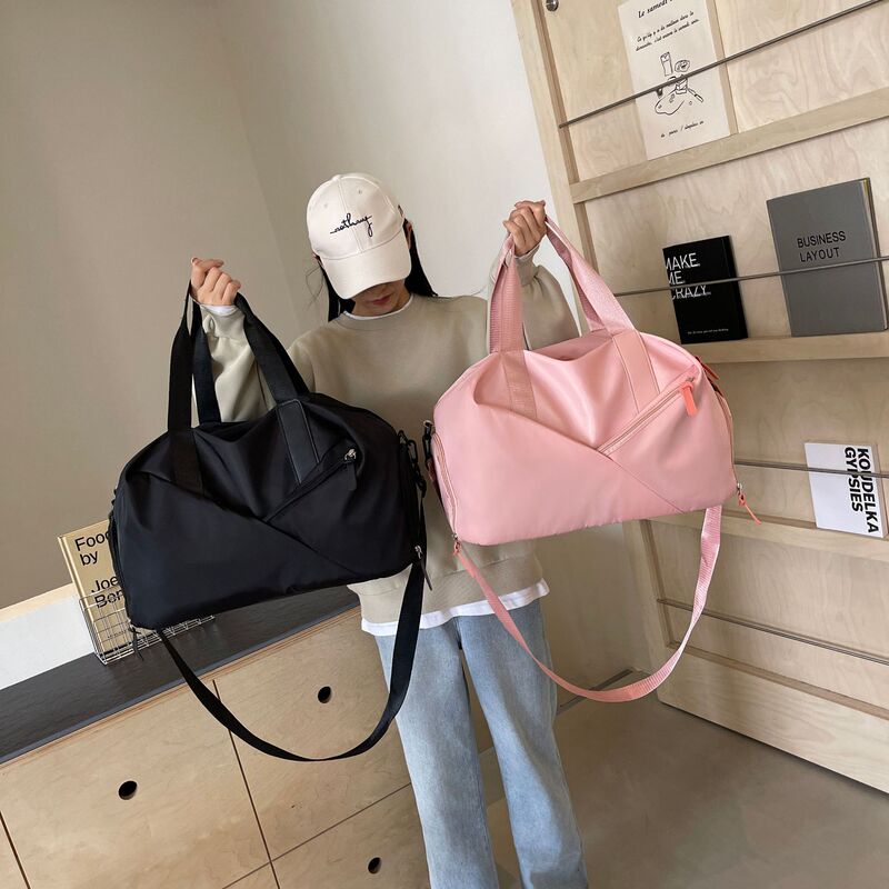 Large capacity sports hand luggage bag light outdoor short-distance travel bag fitness bag factory direct wholesale large