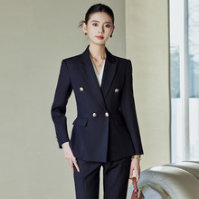春季职业西装套装女高级感公务员国考面试正装经理工作服西服外套