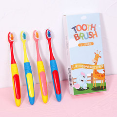 Children's Toothbrush Set of 4 Soft, Small Head, Suitable for 3-12 Years Old, Cartoon Cute Baby Independent Oral Care, Wholesale