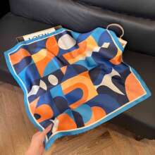 ��߻�������Χ��ƴɫ˿������˿Ůʿ����70x70cmͷ���������ν�