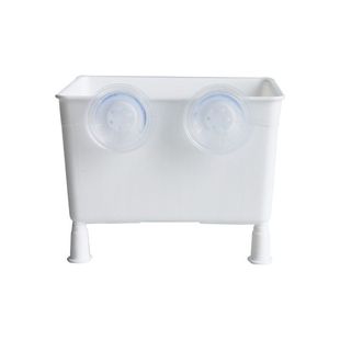 The second generation isolation box turtle fry fish fry black and white hair color box fish tank with hook hatching feeding box with lid transparent box