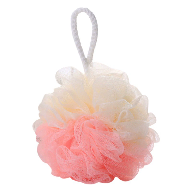 Шарик для ванны большой двойной шар для ванны скраб для ванны цветок пена для ванны поставки оптом источник прямые поставки с фабрики