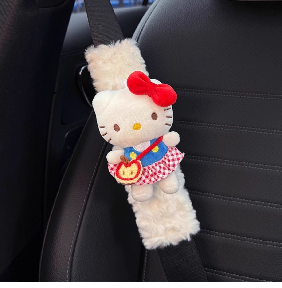 Hellokitty Car Seat Belt Shoulder Pads Car Interior Decoration Anti-Wear Clothing Couple Pair Christmas and New Year