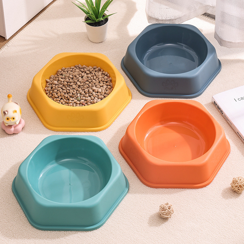 New Hexagonal Cat Bowl, Dog Bowl, Cat Dish, Anti-Spill Food Bowl for Small and Medium-Sized Dogs and Cats, Large Feeding Bowl, Dog Bowl, Pet Water Bowl New Hexagonal Cat Bowl, Dog Bowl, Cat Dish, Anti-Spill Food Bowl for Small and Medium-Sized Dogs and Cats, Large Feeding Bowl, Dog Bowl, Pet Water Bowl