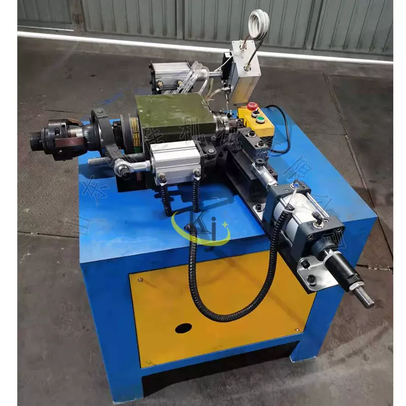 全自动钢管头平口机 圆管自动封口机 30mm钢管封头机快速无噪音