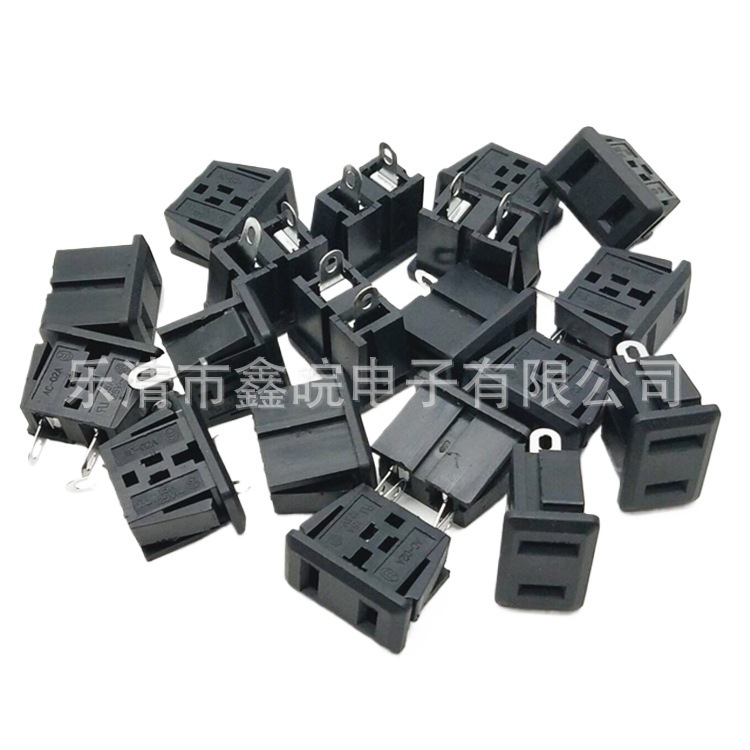 供应AC-09 AC-02A卡式二孔大小孔 AC插座 电源插座