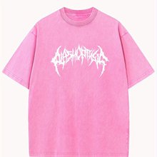 美式复古2025新款休闲水洗做旧t恤短袖男潮牌潮流重磅短袖休闲运