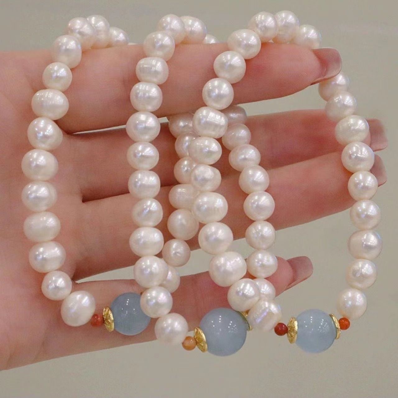 Pulseras de perlas de imitación de alta calidad para mujeres ins nicho de diseño de moda dulce pulsera de gran amiga super inmortal regalo de estudiante para mujeres