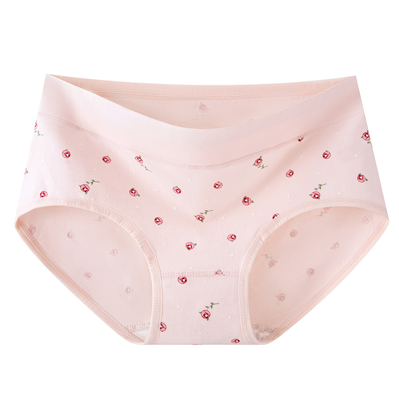 50 ropa interior de mujer sin costuras de cintura media de algodón puro 10A entrepierna antibacteriana transpirable pequeña ropa interior de mujer de algodón puro fresco