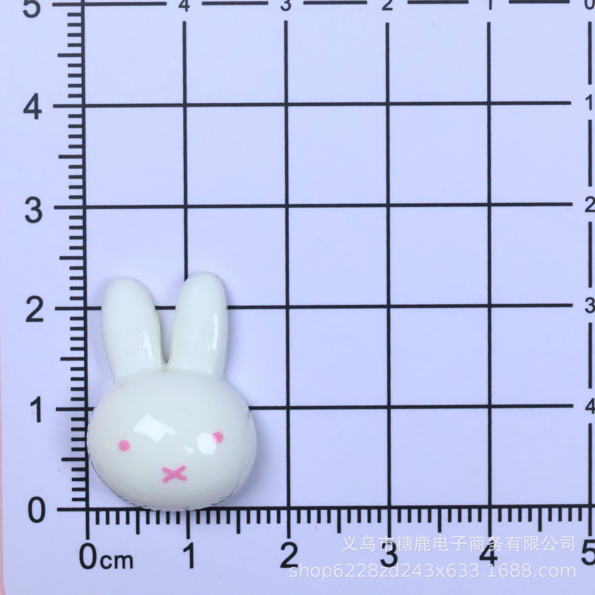 Cara brillante adorable Miffy conejo accesorios de resina crema pegamento DIY clip para el cabello accesorios para el cabello teléfono móvil agujero agujero zapatos llaveros lotes image 7