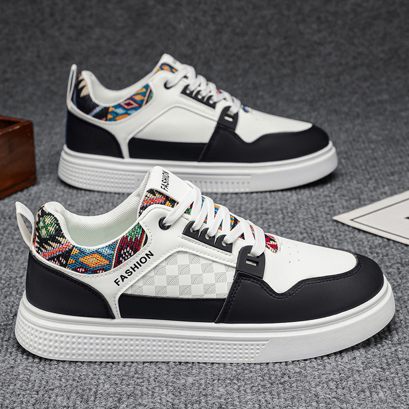Zapatos de hombre 2026 primavera nueva moda universal zapatos de skate casuales de hombre suave antideslizante deportes transpirables zapatos de moda de estudiantes