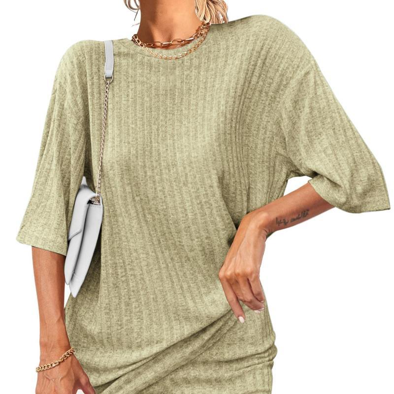 Summer outfit Set Breathable Ribbed woman’s set Stretchy