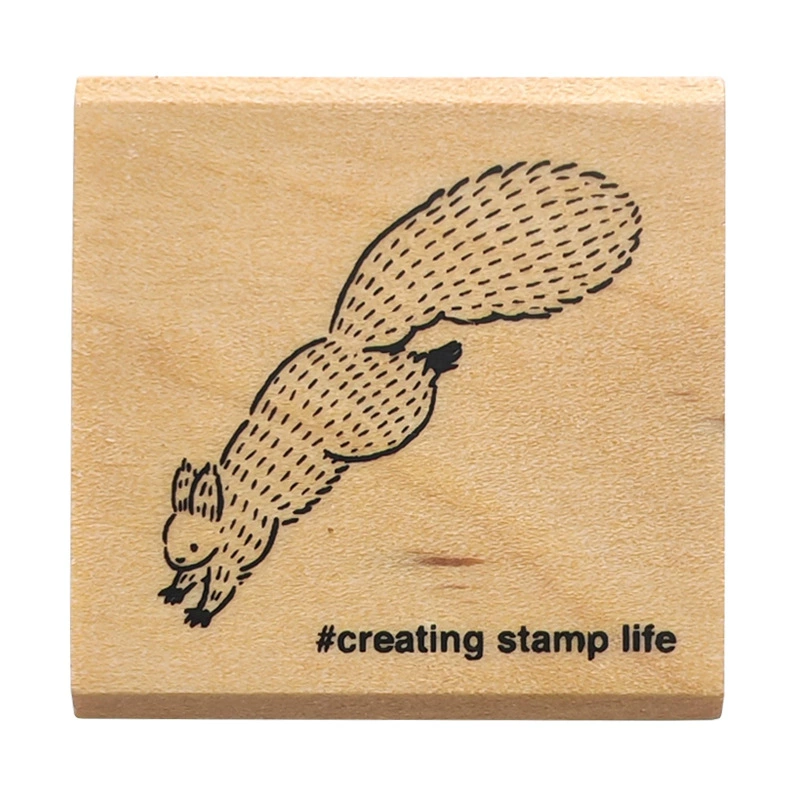[【新品】日本KODOMO NOKAO木头印章创意手账章N I LOVE STAMP1533]