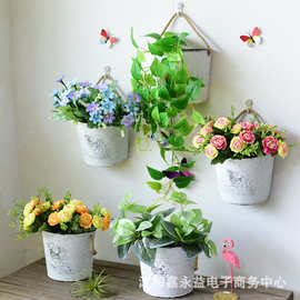 创意壁挂花篮墙壁装饰挂花客厅卧室阳台墙上花盆装饰餐厅墙面挂件