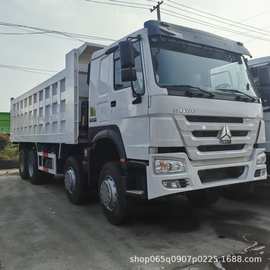 重汽豪沃8×4自卸卡车HAOWO12l翻斗自卸车12轮400马力重汽发动机