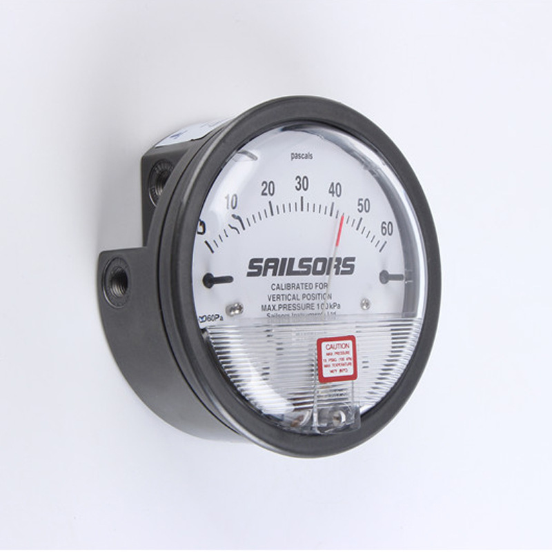 CAnAdiAn sAilsors Serss Pressure GAuge A2 Pointer Micro-pressure Dust-free Workshop Air Conditioning NegAtive Pressure GAuge