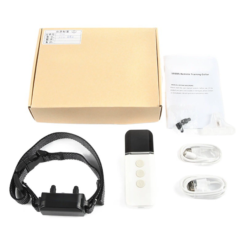 Новая пробка для защиты от лая для собак, зарядка ошейника, водонепроницаемый дрессировщик для домашних животных, пульт дистанционного управления, поражение электрическим током, вибрация
