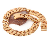 Модное ожерелье из нержавеющей стали, оптовые продажи, европейский стиль, мужской стиль, городской стиль