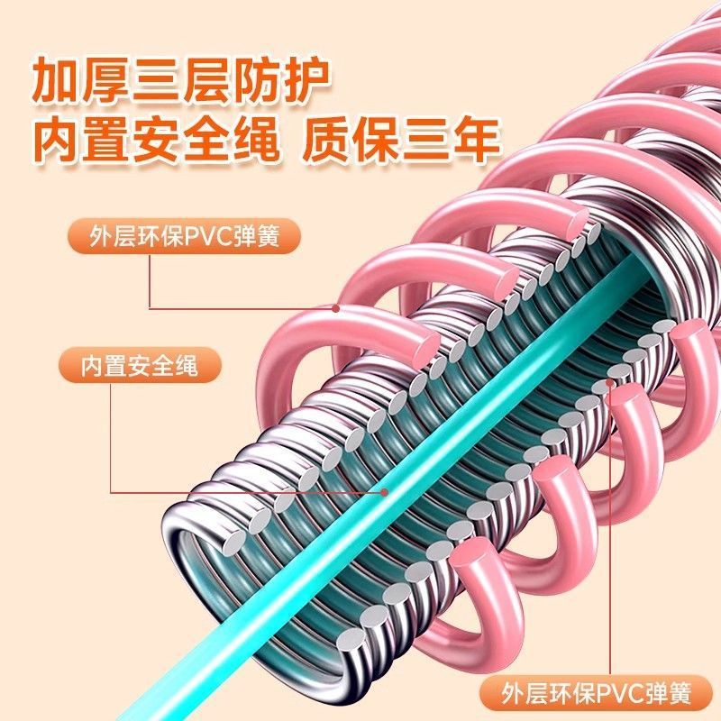 软体呼啦圈弹簧女瘦肚子瘦腰神器收腹减腹专用不伤腰室内健身器材|undefined