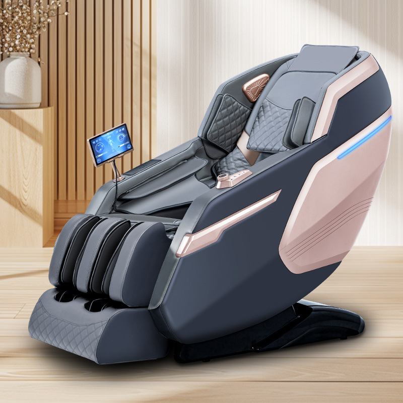 Sillón de masaje de cápsula espacial comercial de riel de doble riel sl para el hogar para personas mayores, sofá multifuncional de amasado eléctrico
