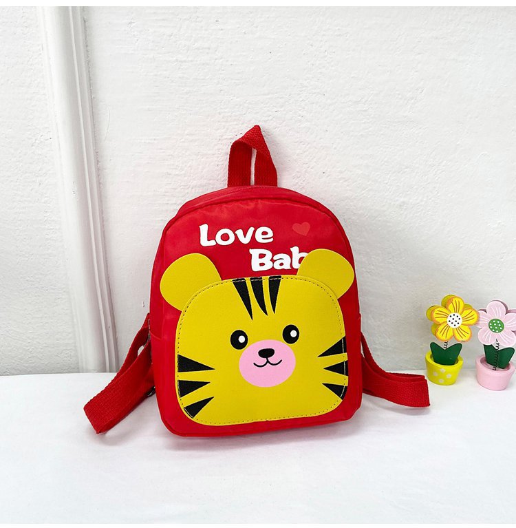 Cartoon Cute Fashionable Kid's Small Schoolbag Kindergarten Girls Boys Kindergarten Small Backpack Mini Tiger Bag display picture 3