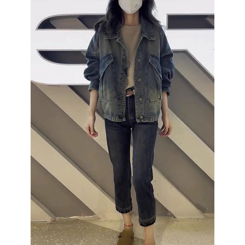 小香风牛仔外套2025新秋冬大码女装胖mm夹克超好看感上衣|undefined