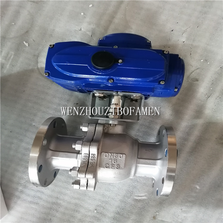 不锈钢高压软密封电动球阀 Q941F-40R Q941F-40RL 智能型电动球阀