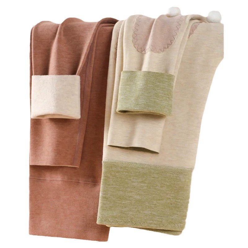 Термобелье из Woolen velvet теплые брюки, наколенники, лосины, утолщенные