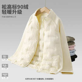 班集儿童羽绒服内胆2025秋冬新款拼接保暖服中大童轻薄外套校服神