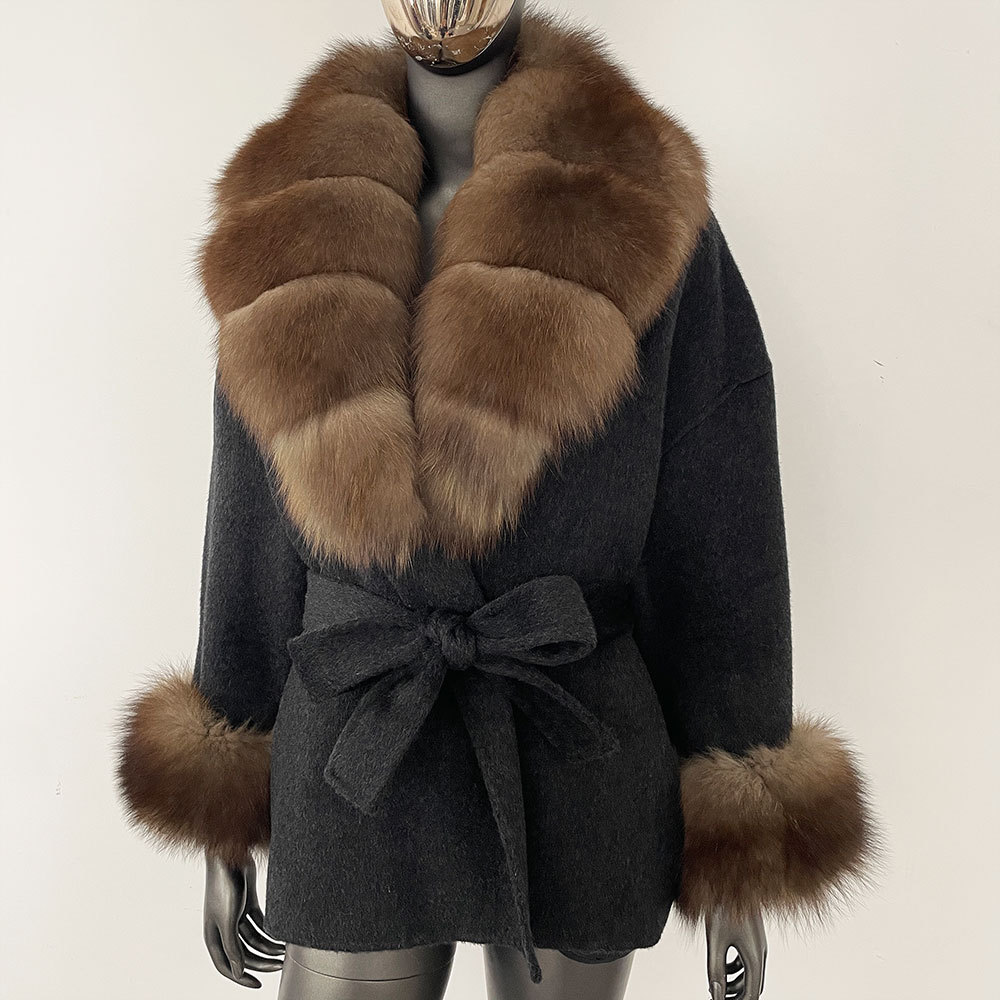 블랙 + 모조 밍크