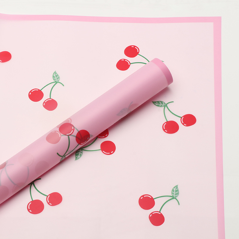 Papel de regalo floral impermeable creativo