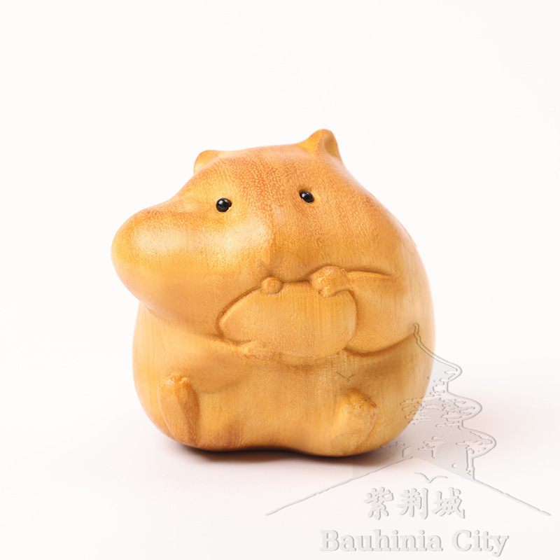 サンダルウッドの干支木彫りハンドルピースデスクトップホームデコレーション工芸品風光明媚なエリアホットセール|undefined