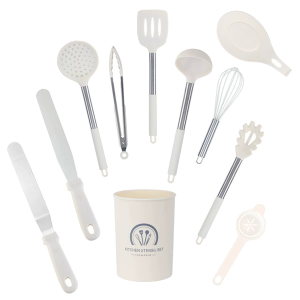 Beige set, 11 pieces