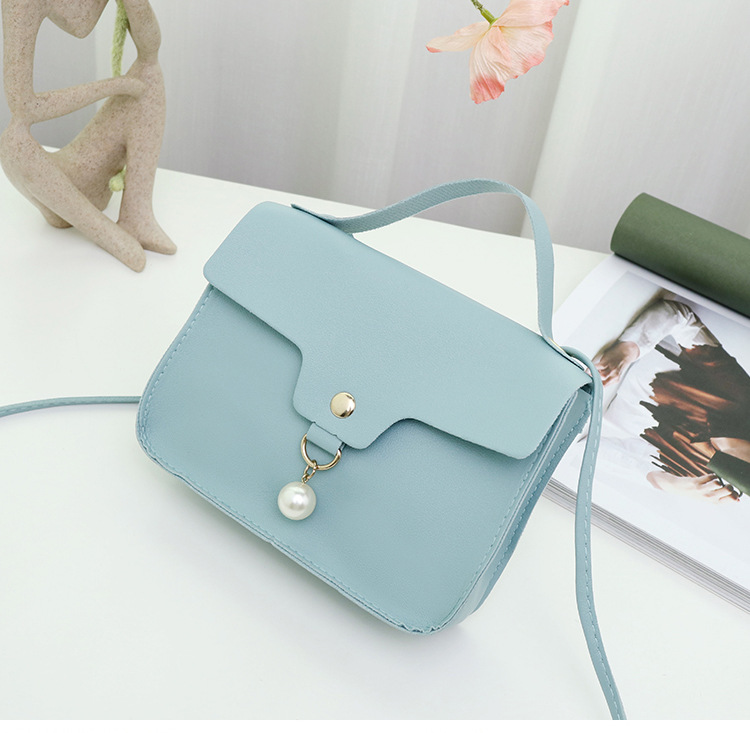 92g Weight Flip Cover Closure Type Single Shoulder Strap Strap Type Handbag Bags Type Daily Occasion Pu Leather Material Waterproof Function Women's Backpack Backpack Solid Color Pattern All Seasons Season Women'S Gender Lock clasp Design Fashion Style Square Shape Sewing Craft Small Size Women's Small All Seasons Pu Leather Fashion Handbag 7