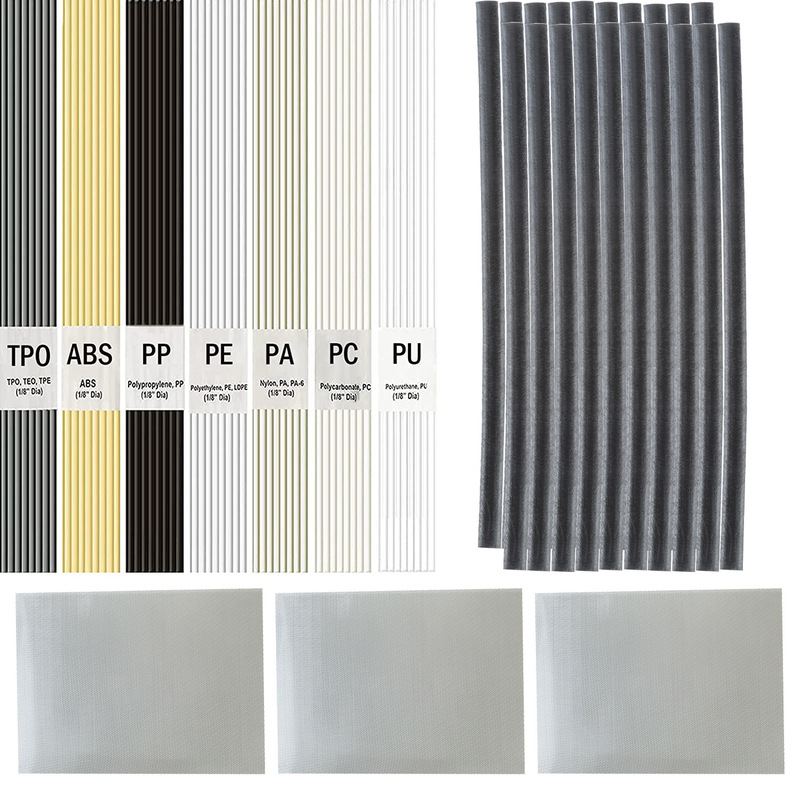 カラープラスチック溶接棒20/25cmPP PE PVC ABS PPR自動車バンパー修復ツール溶接棒|undefined