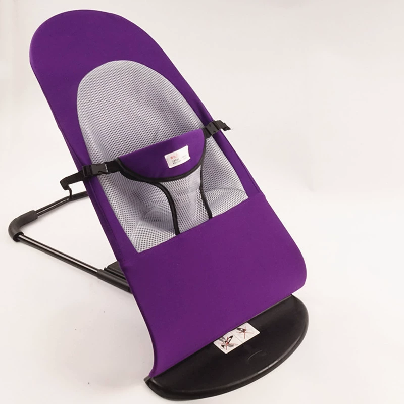Детская качалка-кроватка, складная, портативная легкая 1.6 кг, reclining & бар для игрушек