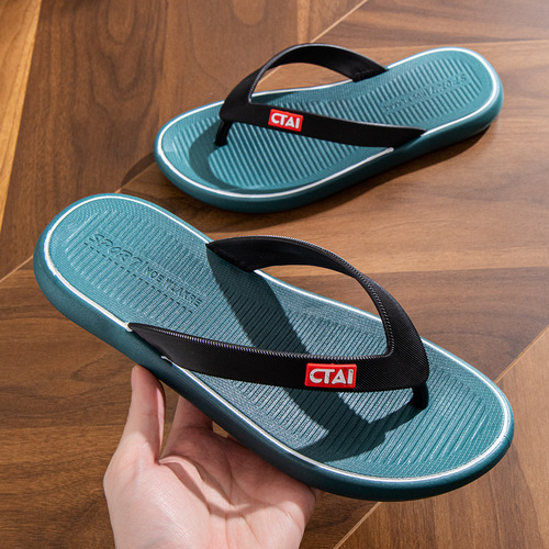 New Style Men's Flip-Flops Summer Non-Slip Outdoor Slippers Couples' Sandals Male Casual Beach Shoes Wholesale