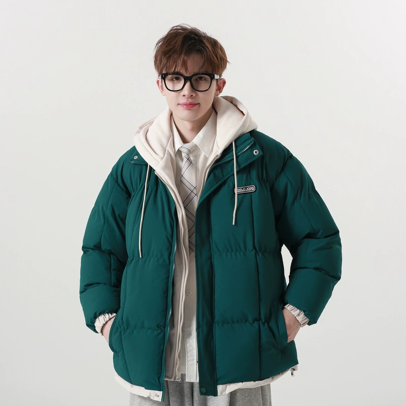 Set, fashionable universal down jacket for boys, plus size