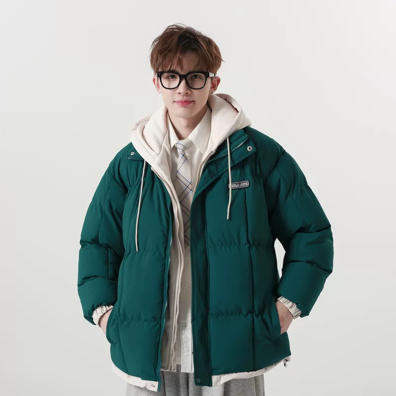 Set, fashionable universal down jacket for boys, plus size
