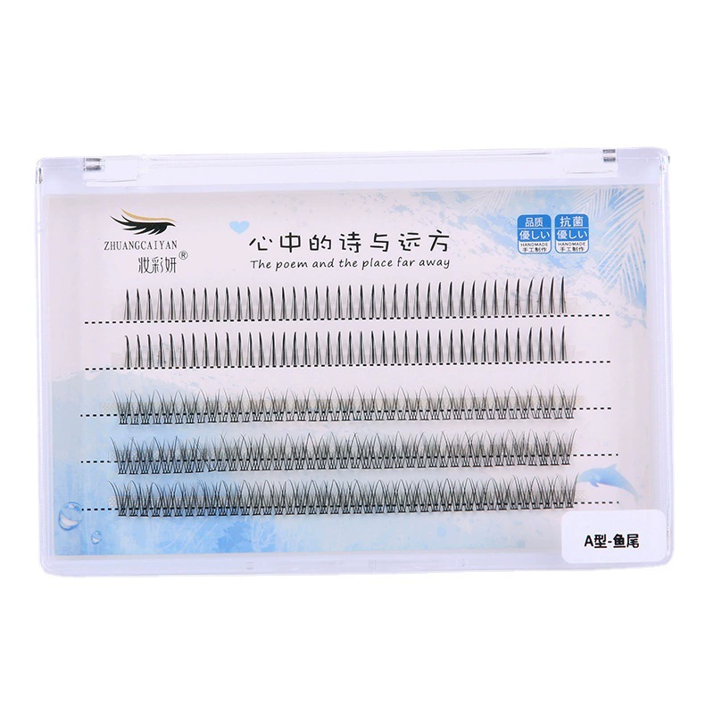 Mixed Individual False Eyelash Clusters, Multi-Length Synthetic Flare Lashes, Reusable Set