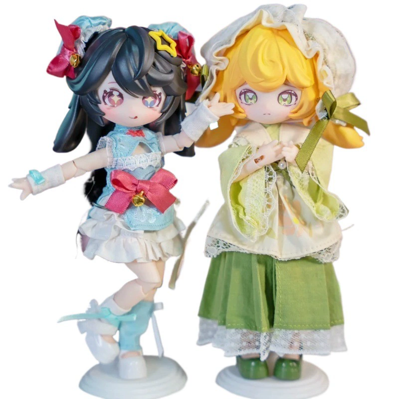 [Первая партия] Неедобные куклы прыгают на луну время Зайчик 12 минут BJD подвижная кукла орнаменты слепая коробка ручная работа