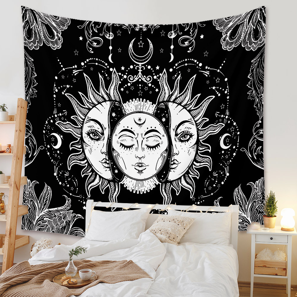 Home Cross-border Bohemian Tapestry Room Decoration Wall Cloth Mandala Decoration Cloth Tapestry display picture 13