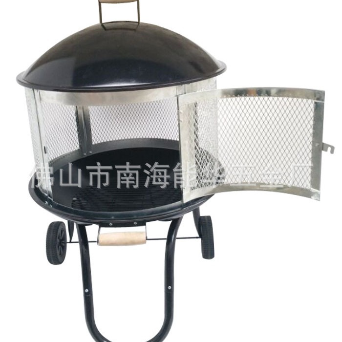 Fábrica se especializa en la producción de grandes al aire libre brasero de carbón calentador hogar estufa redonda por mayor