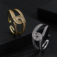 韩国不规则设计开口戒指女ins潮网红时尚冷淡风个性食指戒手饰女