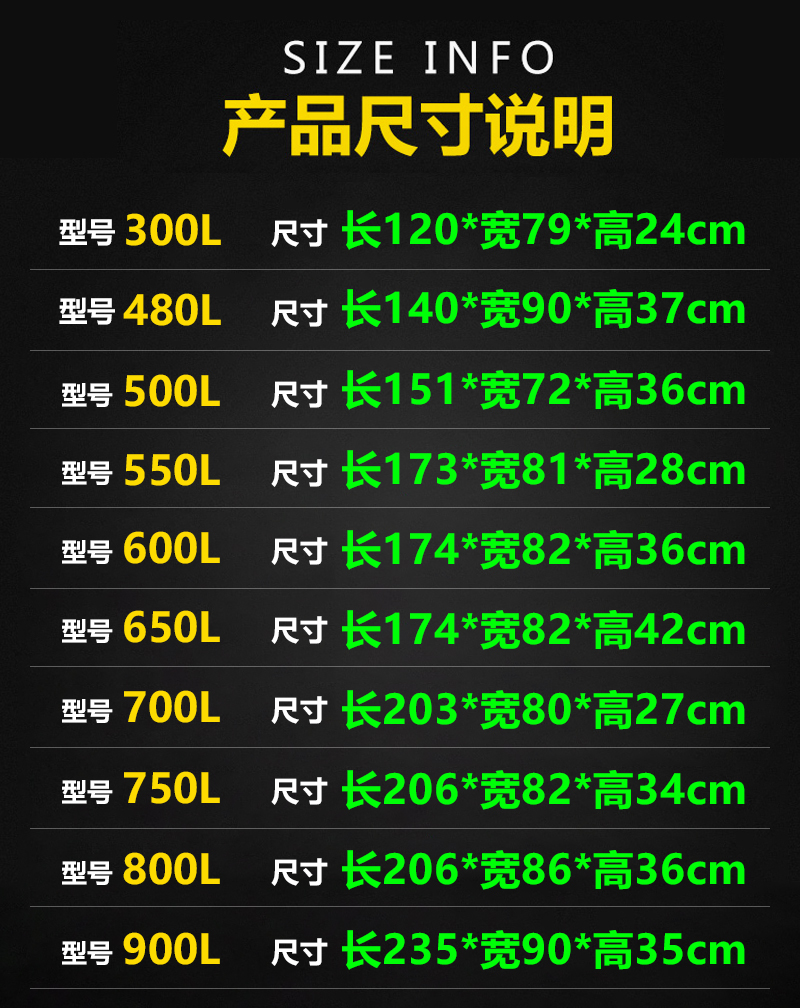 Universal Car Roof Box for Bo Yue, T-Roc, Tiguan, Aion, with Rack for Off-Road Travel, Available in Various Colors