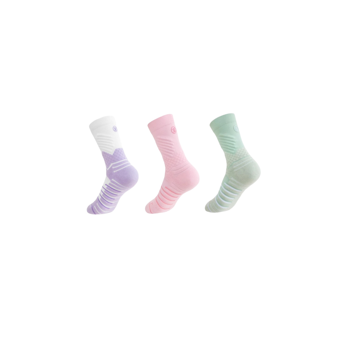 Women's Thickened Terry Cloth Mid Calf Socks For Spring/Summer Pure Cotton Sports Socks Suitable For Running Basketball And Badminton_desvips.com