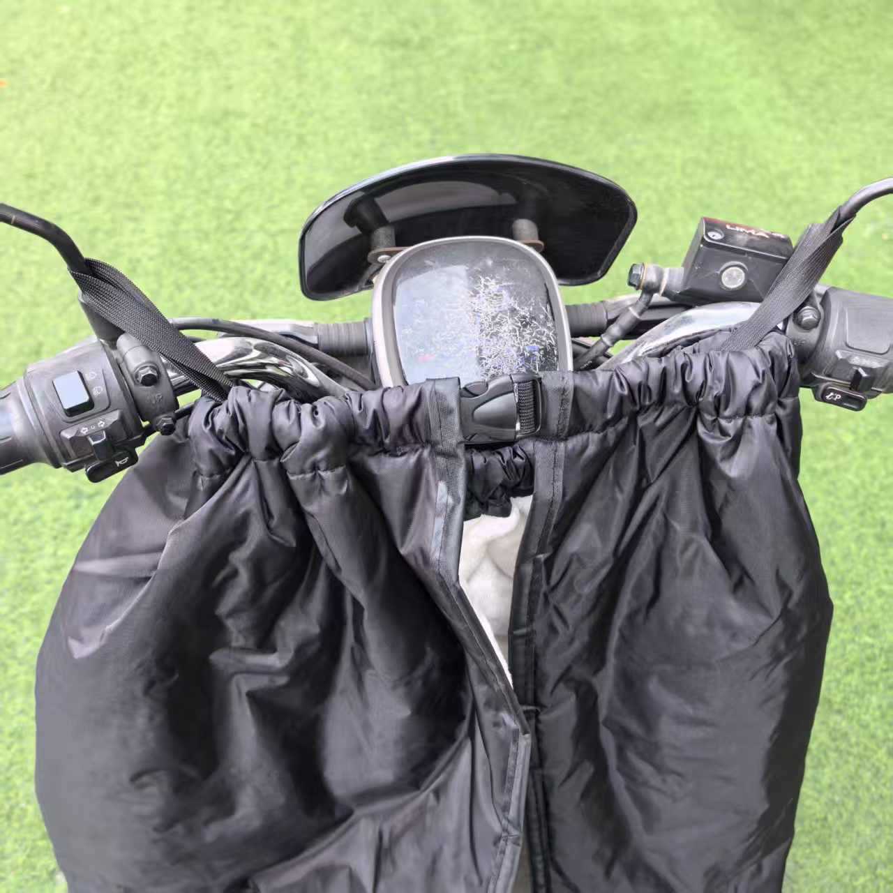 New Electric Vehicle Windproof Skirt Leg Warmers Winter Knee Warmer Fleece-Lined Electric Scooter Thickened Waterproof Windproof Cover
