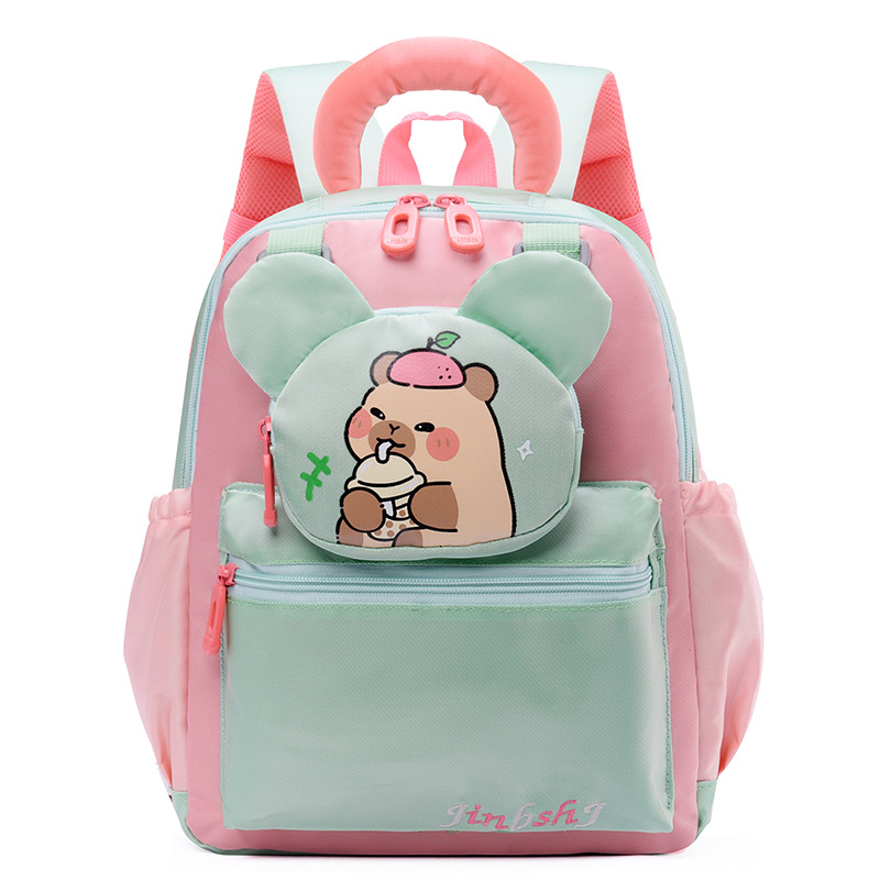 Mochila infantil preescolar 3 años 6 años mochila de jardín de infantes de dibujos animados niñas niñas mochila ligera